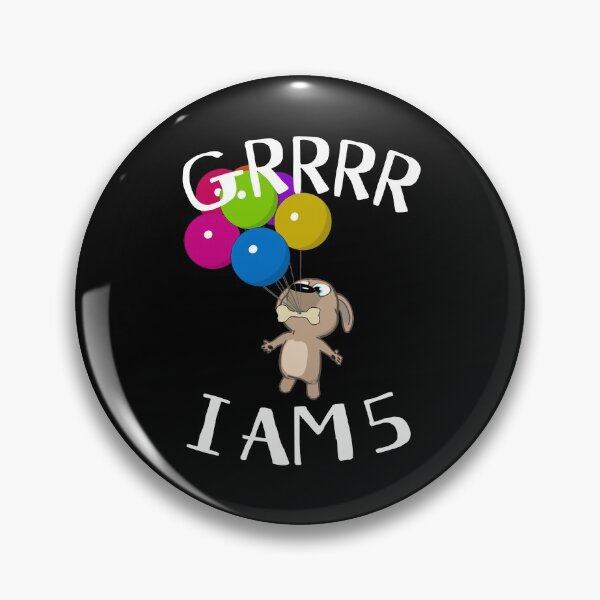 Item preview, Grrrr I Am 5 Years - Snappy Pup 5th Birthday designed and sold by onicon.
