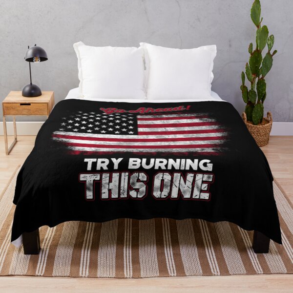 Item preview, American Flag T-ShirtTry burning this one  designed and sold by TorreAleck.