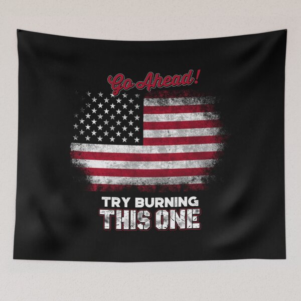 Item preview, American Flag T-ShirtTry burning this one  designed and sold by TorreAleck.