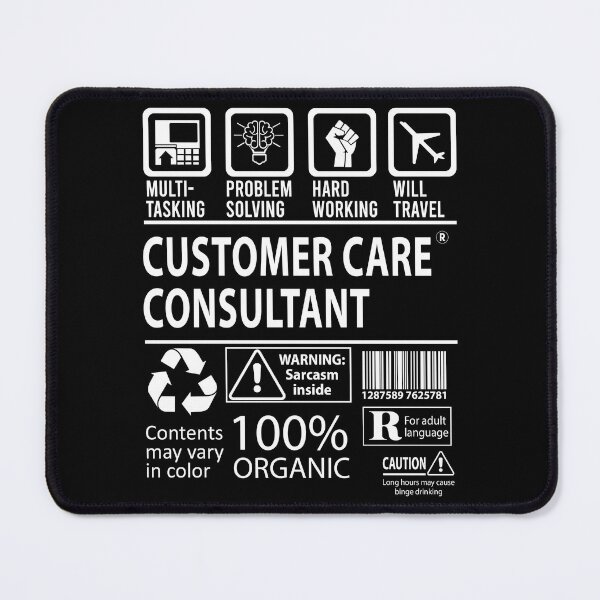 Item preview, Customer Care Consultant T Shirt - MultiTasking Certified Job Gift Item Tee designed and sold by andahanson.