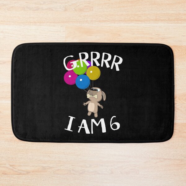 Item preview, Grrrr I Am 6 Years - Snappy Pup 6th Birthday designed and sold by onicon.