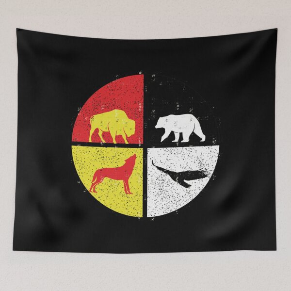 Item preview, Medicine Wheel T-Shirtnative american medicine wheel - animals designed and sold by TorreAleck.