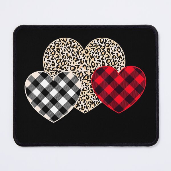 Item preview, Girls Valentines Day Shirts Hearts Love Leopard Plaid T-Shirt designed and sold by Gaulen.