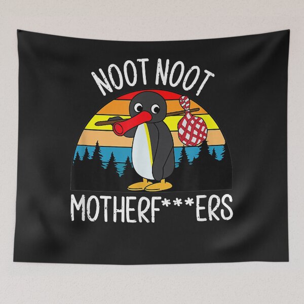 Item preview, Noot Noot Obscenity Cartoon Vintage Gift For Men Women Funny Classic T-Shirt designed and sold by Crystalckson.