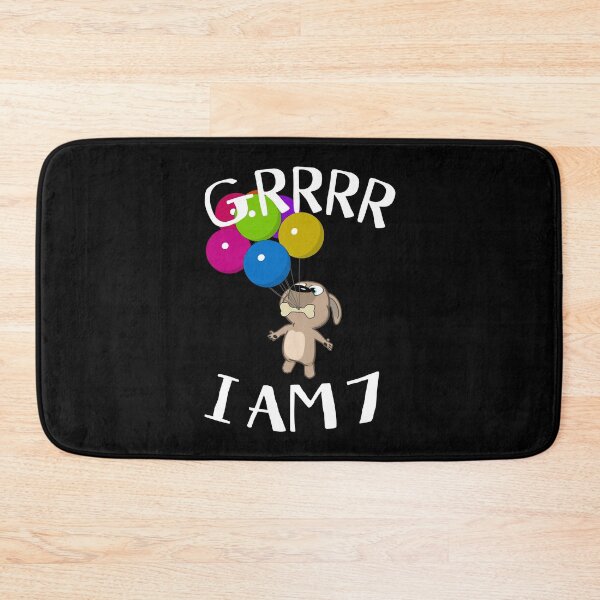 Item preview, Grrrr I Am 7 Years - Snappy Pup 7th Birthday designed and sold by onicon.