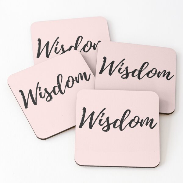 Item preview, Wisdom - Pink Background Positive Affirmation designed and sold by ActionFocus.