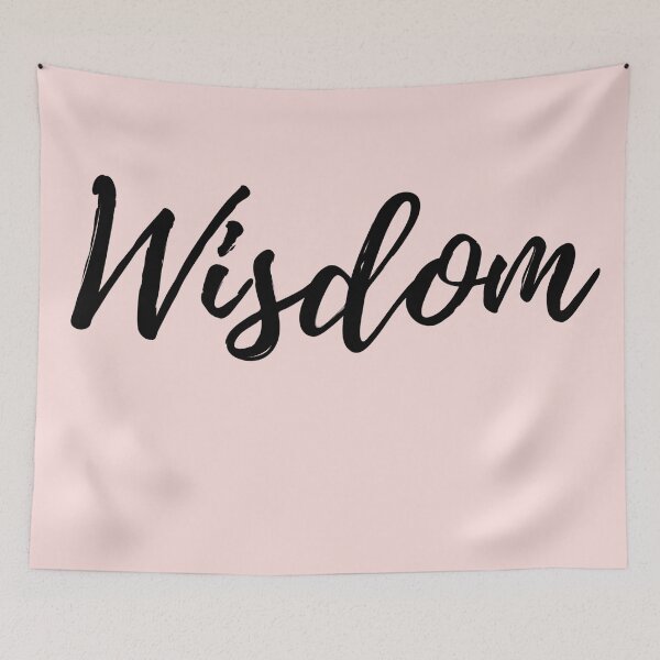 Item preview, Wisdom - Pink Background Positive Affirmation designed and sold by ActionFocus.