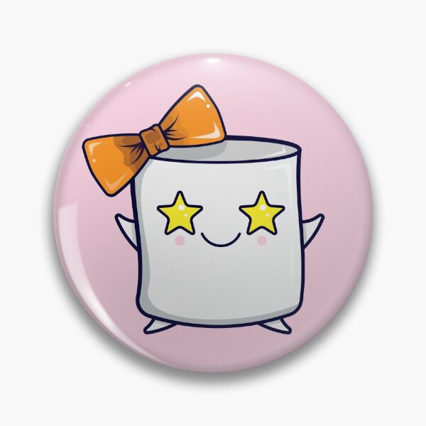 Item preview, Cute Orange Bow Tie Marshmallow designed and sold by RegretfulTurtle.