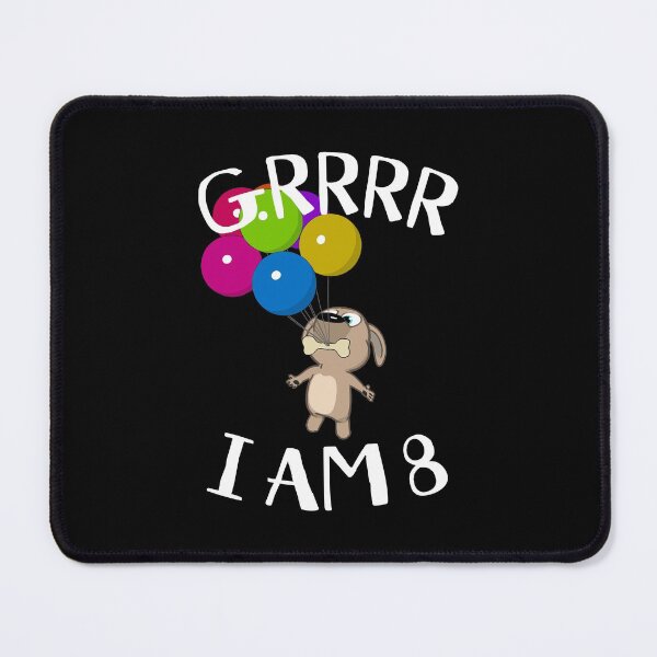 Item preview, Grrrr I Am 8 Years - Snappy Pup 8th Birthday designed and sold by onicon.