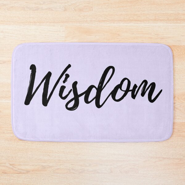 Item preview, Wisdom - Purple Background Positive Affirmation designed and sold by ActionFocus.