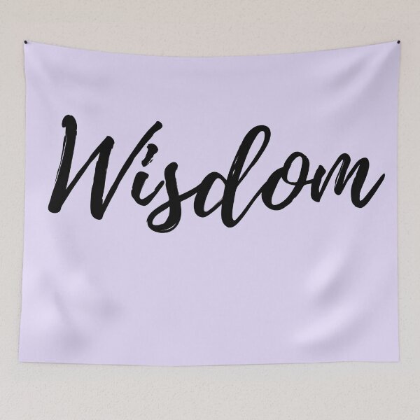 Item preview, Wisdom - Purple Background Positive Affirmation designed and sold by ActionFocus.
