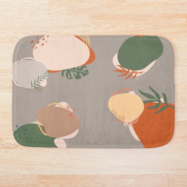 Item preview, Abstract Contemporary Geometric Aesthetic Earth Tone Grey designed and sold by VictoryDelight.