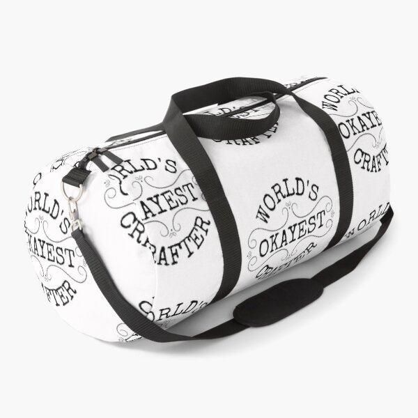 Item preview, World's okayest crafter, funny gifts for crafters design designed and sold by Auntieck.
