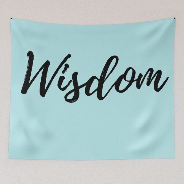Item preview, Wisdom - Blue Background Motivation designed and sold by ActionFocus.