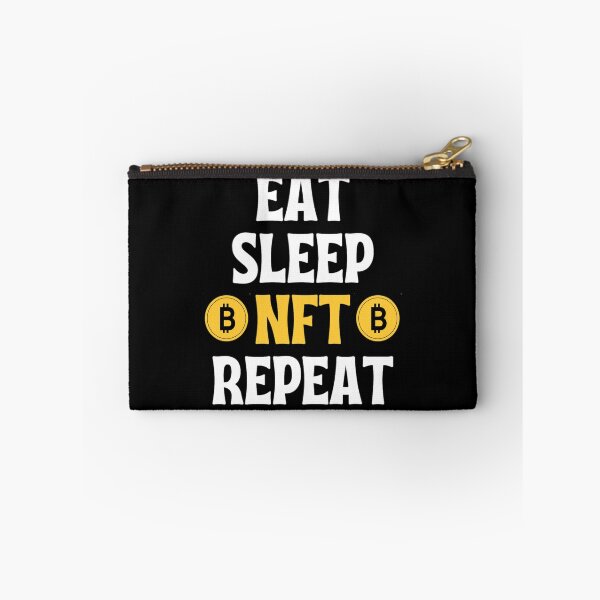 Item preview,  Eat Sleep Nft Repeat - Funny Crypto Sayings designed and sold by chetan786.