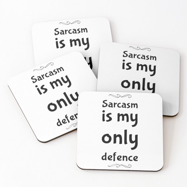 Item preview, SARCASM IS MY ONLY DEFENCE                       designed and sold by ZidyKpopUSAB.