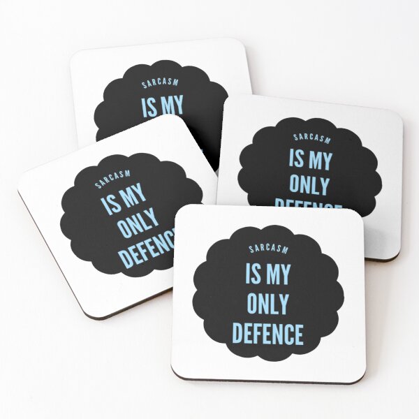 Item preview, SARCASM IS MY ONLY DEFENCE                      designed and sold by ZidyKpopUSAB.