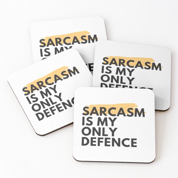 Item preview, Sarcasm Is My Only Defence       designed and sold by ZidyKpopUSAB.
