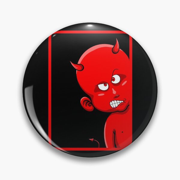 Item preview, The Peeking Red devil designed and sold by Rafka-Shop.