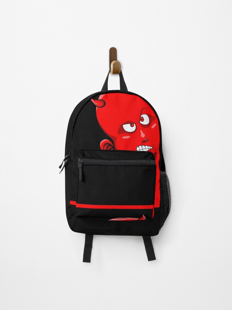 Thumbnail 1 of 3, Backpack, The Peeking Red devil designed and sold by Rafka-Shop.