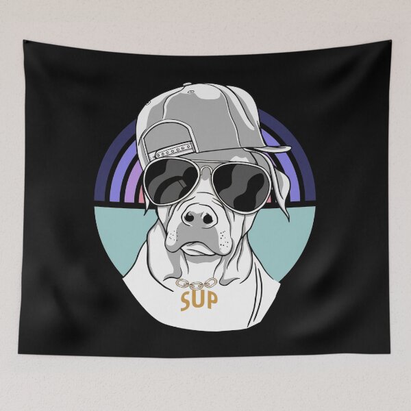 Item preview, Dog Saying "SUP"- Cute Funny Dog Lover Apparel Gifts designed and sold by DeeSignTShirts.