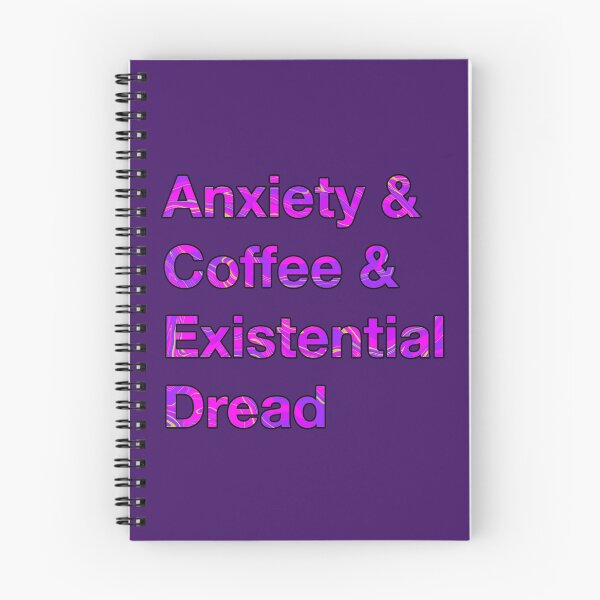 Item preview, Anxiety and Coffee and Existential Dread designed and sold by EmyBeeDesigns.