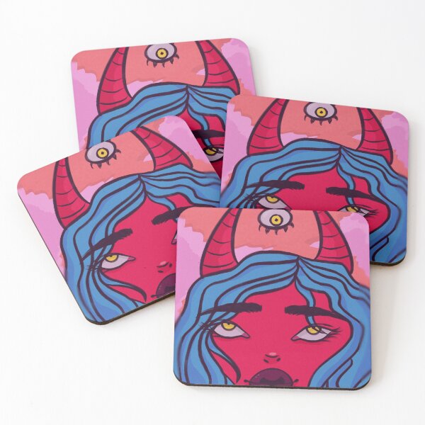 Item preview, Three-eyed demon girl Premium T-Shirt designed and sold by NORMARINGTON.
