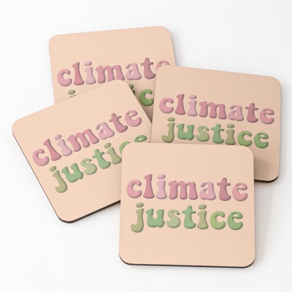 Item preview, Climate Justice Retro Rose Pink Green Environmental Advocacy designed and sold by cashewdays.