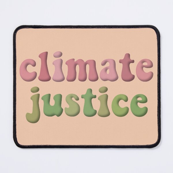 Item preview, Climate Justice Retro Rose Pink Green Environmental Advocacy designed and sold by cashewdays.
