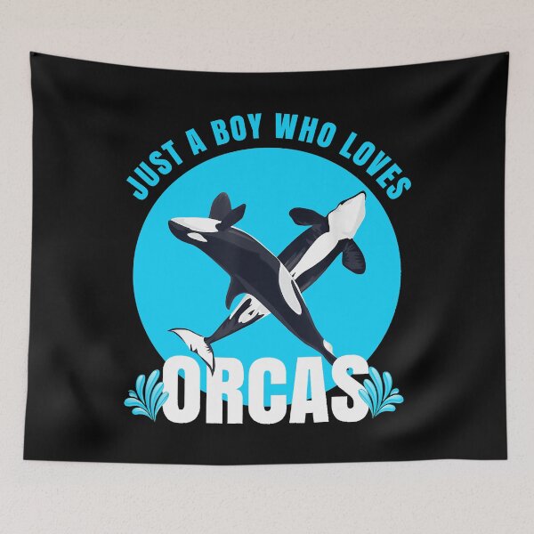 Item preview, Just a Boy who loves Orcas Whales apparel designed and sold by spherevilla.
