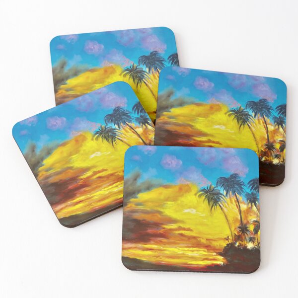 Item preview, Fire Sunset in Hawaii designed and sold by jennyleeandjim.