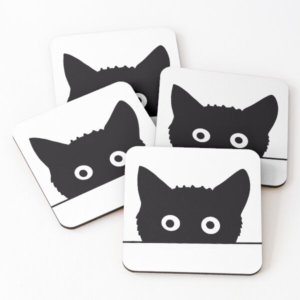 Item preview, Hiding black cat designed and sold by FashionN5.