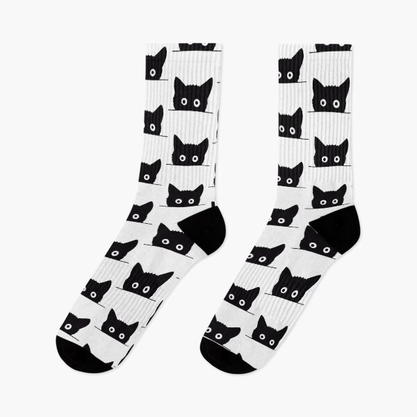 Item preview, Hiding black cat designed and sold by FashionN5.