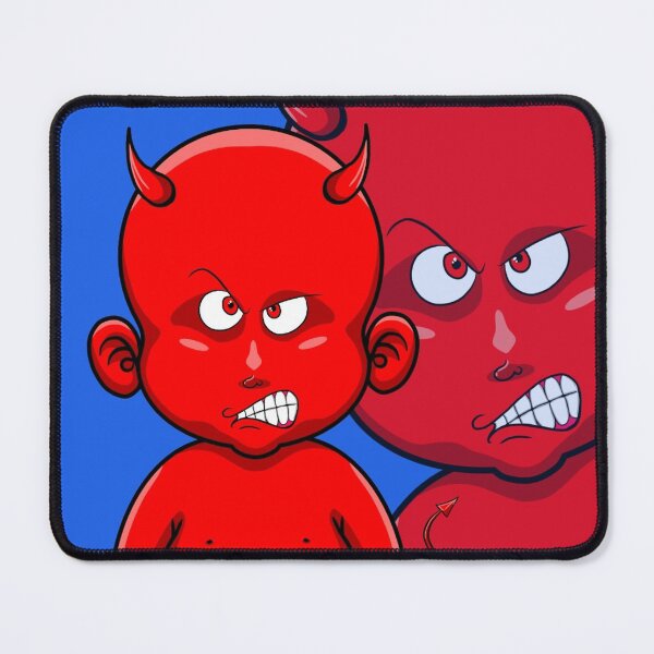 Item preview, Twin devil cute designed and sold by Rafka-Shop.