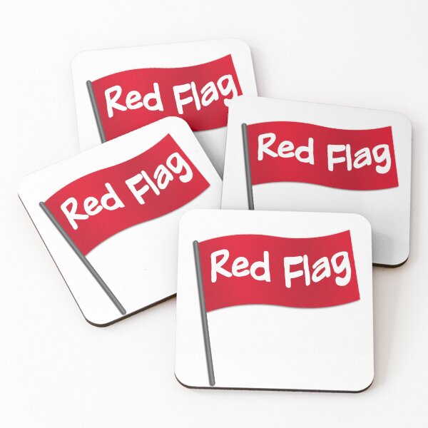 Item preview, Red Flag designed and sold by EmyBeeDesigns.