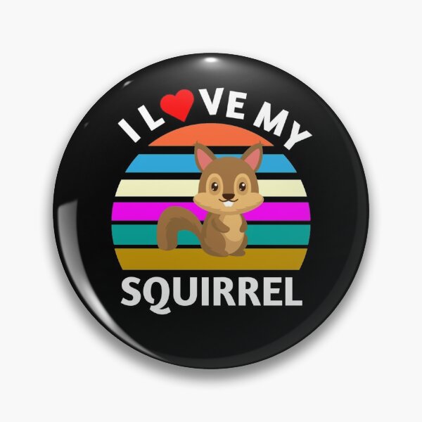 Item preview, I Love My Squirrel - Cute Squirrel Memes designed and sold by Delandor.