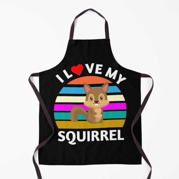 Item preview, I Love My Squirrel - Cute Squirrel Memes designed and sold by Delandor.