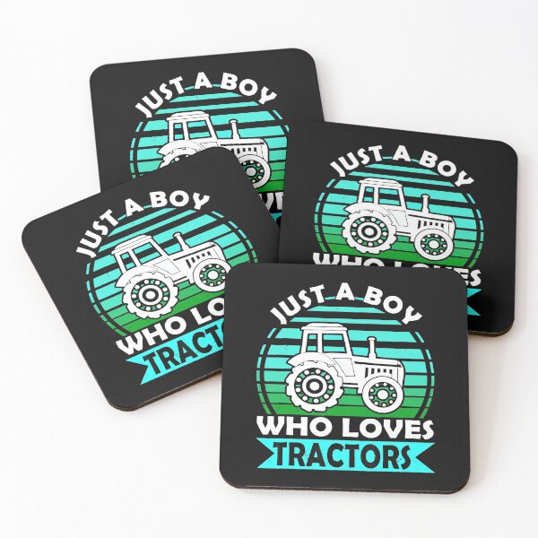 Item preview, Just A Boy Who Loves Tractors Vintage Farm designed and sold by spherevilla.