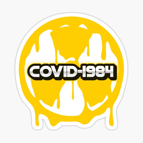 Item preview, Risque biologique Covid-1984 designed and sold by ReRevolution.