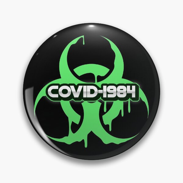 Item preview, Covid-1984 biohazard designed and sold by ReRevolution.