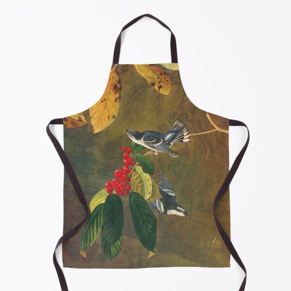 Item preview, Audubon's Azure Warbler - Birds on Berries designed and sold by thaneydesign.