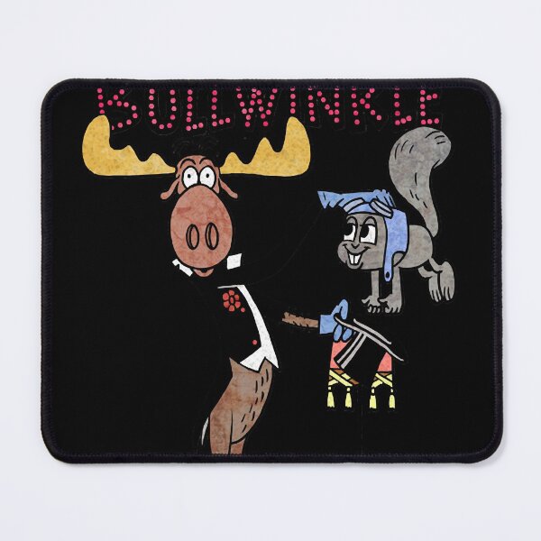 Item preview, Tribute to Jay Ward Cartoons Bullwinkle Pulling Rocky Out of Hat with Logotype Classic T-Shirt.png designed and sold by KeithDu.