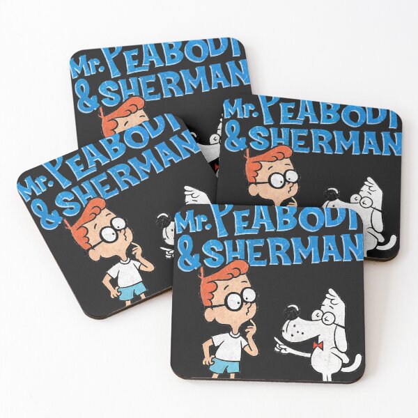 Item preview, Tribute to Jay Ward Cartoons Mr. Peabody and Sherman with Logotype Classic T-Shirt.png designed and sold by KeithDu.