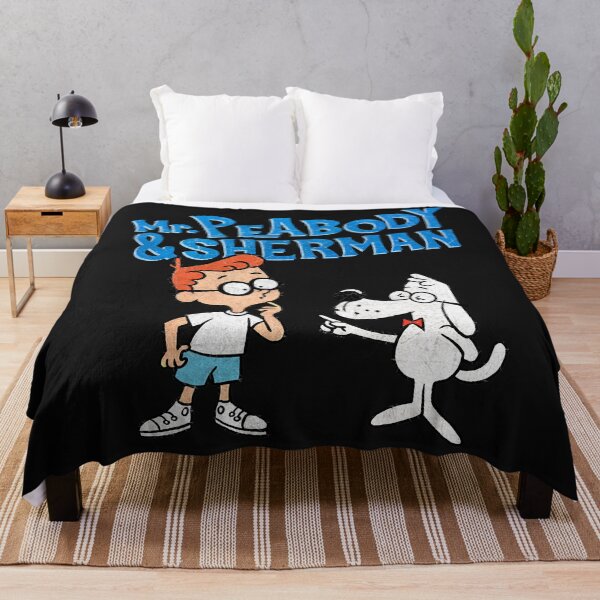 Item preview, Tribute to Jay Ward Cartoons Mr. Peabody and Sherman with Logotype Classic T-Shirt.png designed and sold by KeithDu.