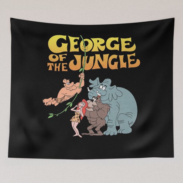 Item preview, Tribute to Jay Ward George of the Jungle Characters Classic T-Shirt.png designed and sold by KeithDu.