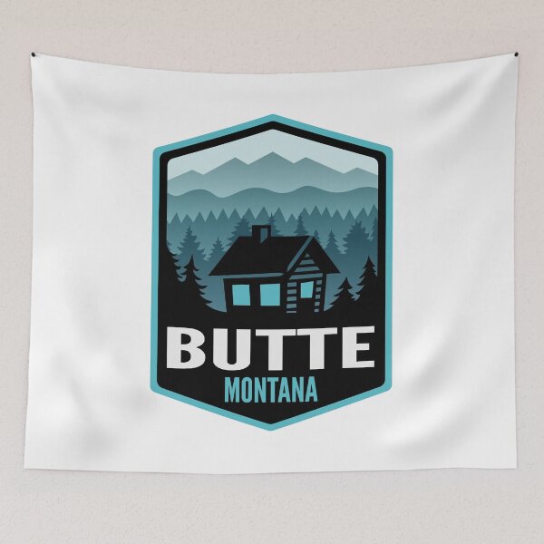 Item preview, Butte Montana Mountain Town Cabin designed and sold by HalpinDesign.