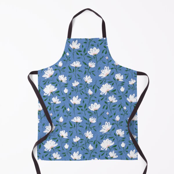 Item preview, Fresh Spring Daisies,  White on Blue Background Design designed and sold by Jaydee001.