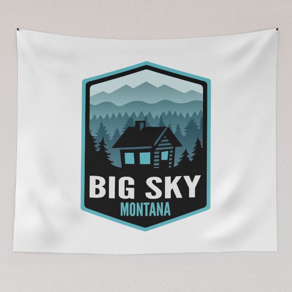 Item preview, Big Sky Montana Mountain Town Cabin designed and sold by HalpinDesign.