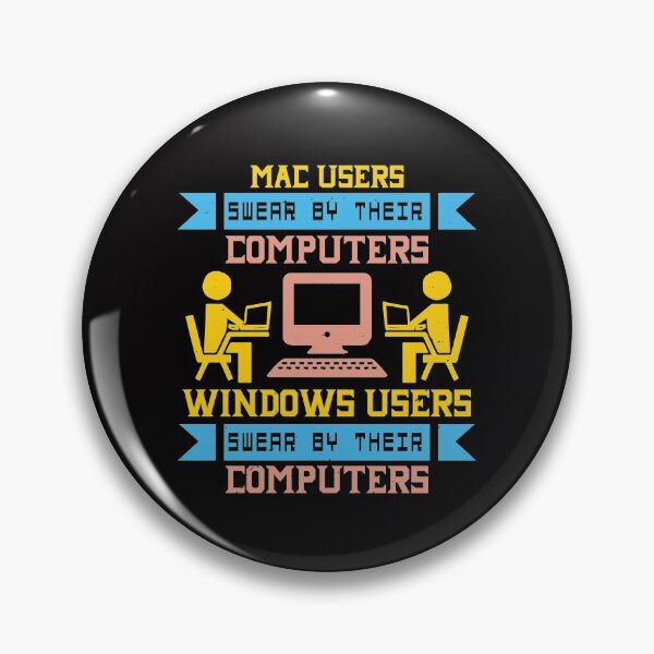 Item preview, Mac Users And Windows Users Swear By THeir Computers designed and sold by verdecuddly.