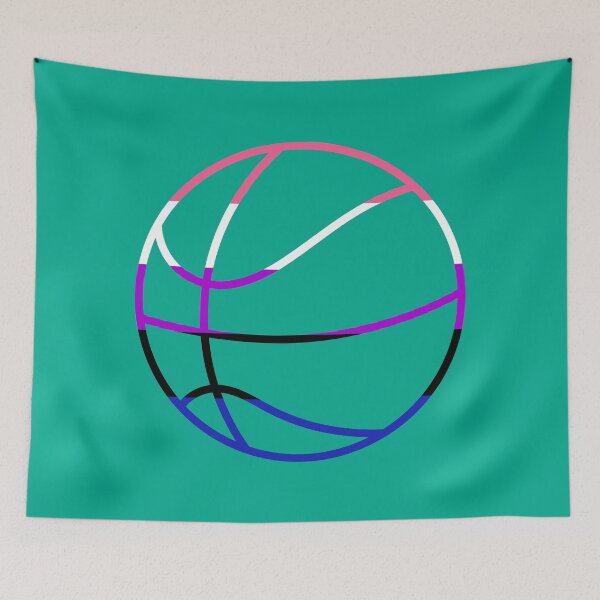 Item preview, Genderfluid Abstract Pride Flag Basketball Outline Sports LGBT+ designed and sold by cashewdays.